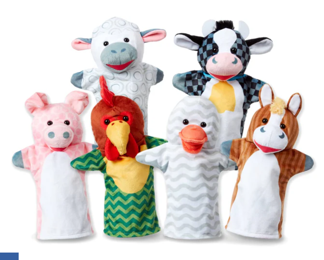 Barn Buddies Hand Puppets 6 pc