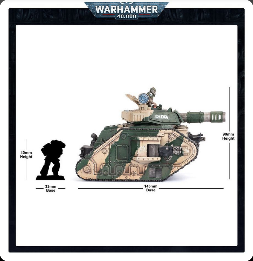 Warhammer 40k Astra Militarum: Leman Russ Battle Tank