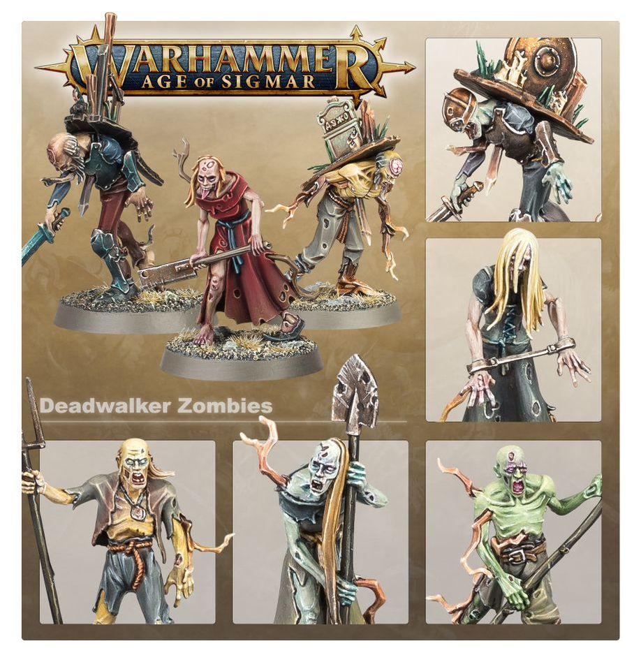 Warhammer Age of Sigmar Soulblight Gravelords: Deadwalker Zombies