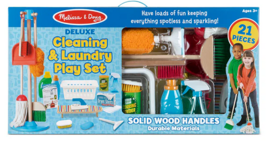 Deluxe Cleaning & Laundry play set