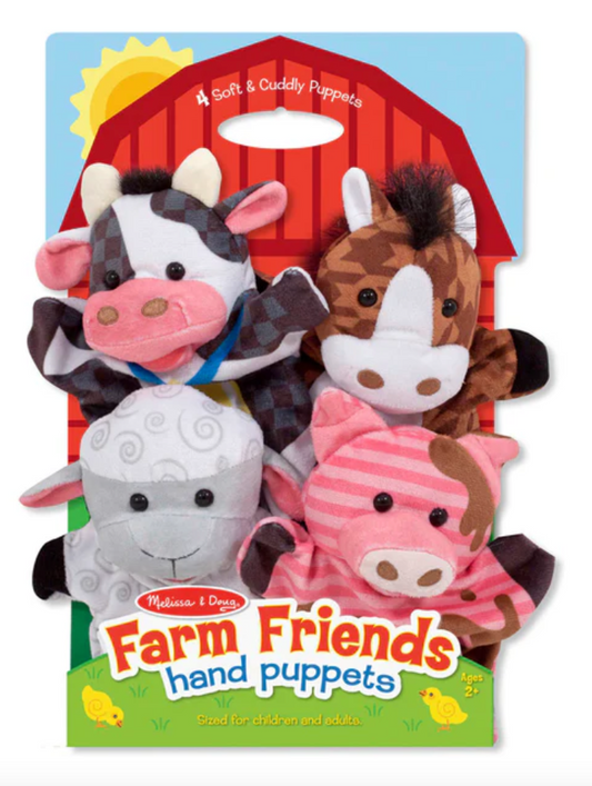Farm friends hand puppets