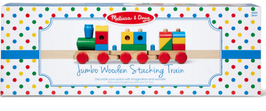 Jumbo Wooden Stacking Train Classic