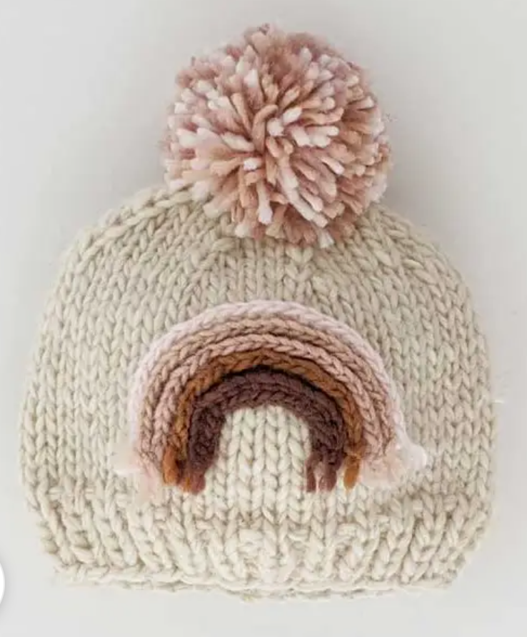 Mauve Rainbow Beanie