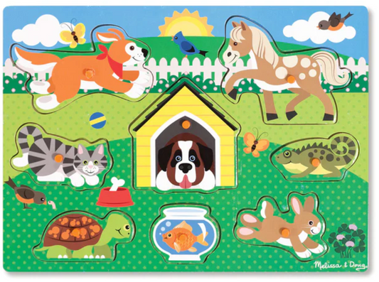 Pets Peg Puzzle 8 pieces