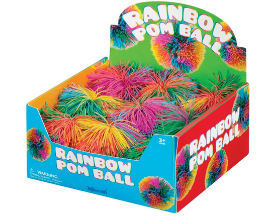 Rainbow Pom Ball