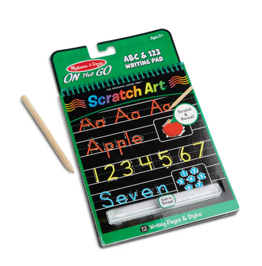 Scratch Art ABC & 123 Writing Pad