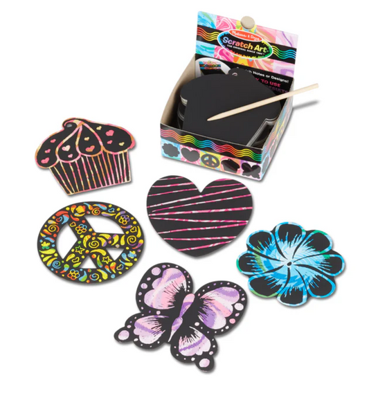 Scratch Art Friendship Mini Notes