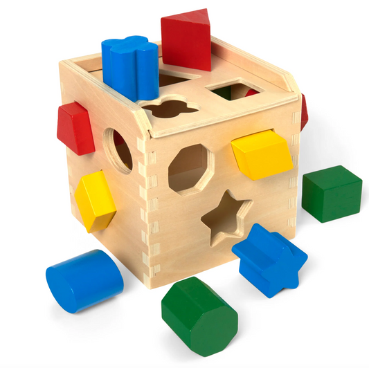 Shape sorting cube
