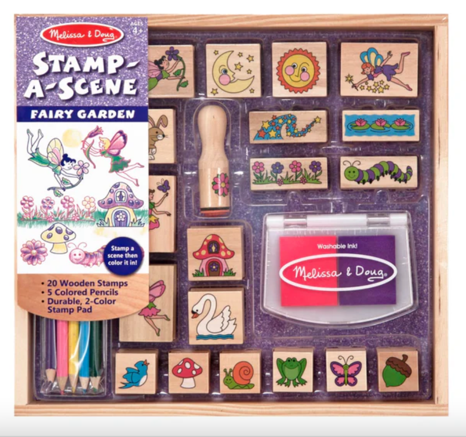 Stamp a scene fairy garden
