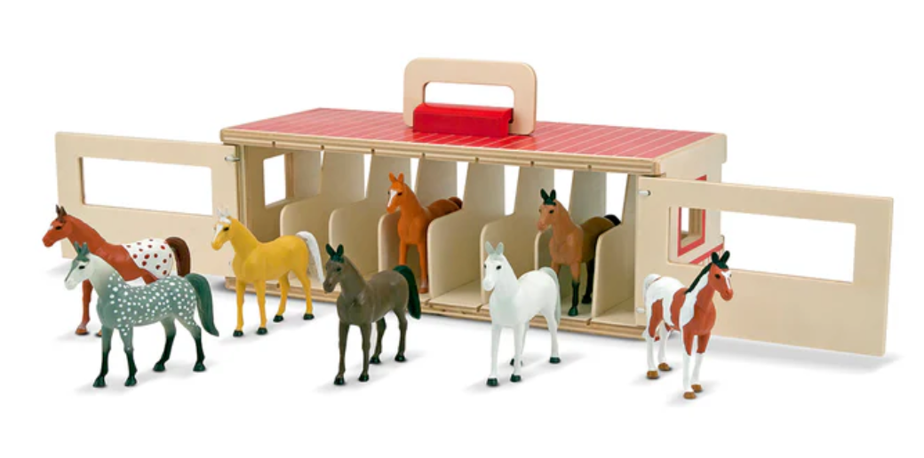 Take along show-horse stable