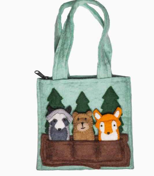 Woodland Friends Puppet Bag