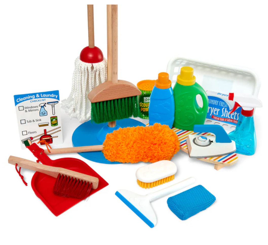 Deluxe Cleaning & Laundry play set