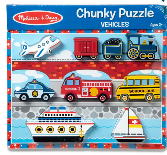 Vehicles Chunky Puzzle