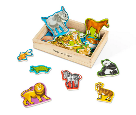 Wooden Animal Magnets