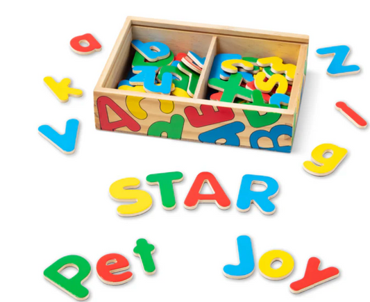Wooden Letter Alphabet Magnets