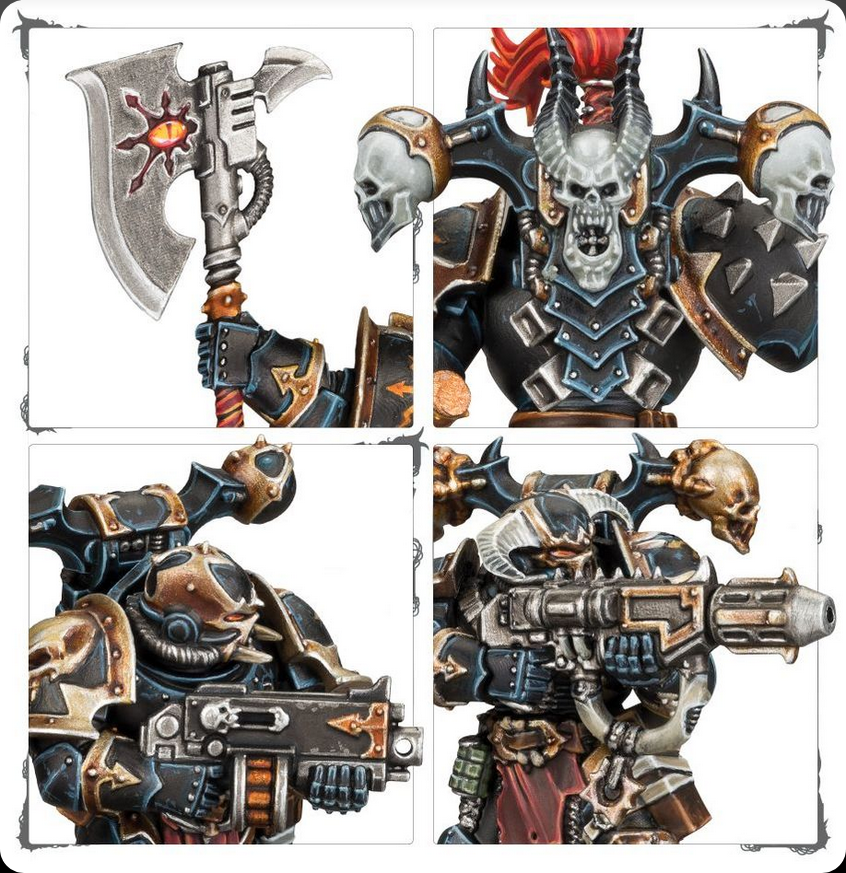 Warhammer 40k Chaos Space Marines: Legionaries
