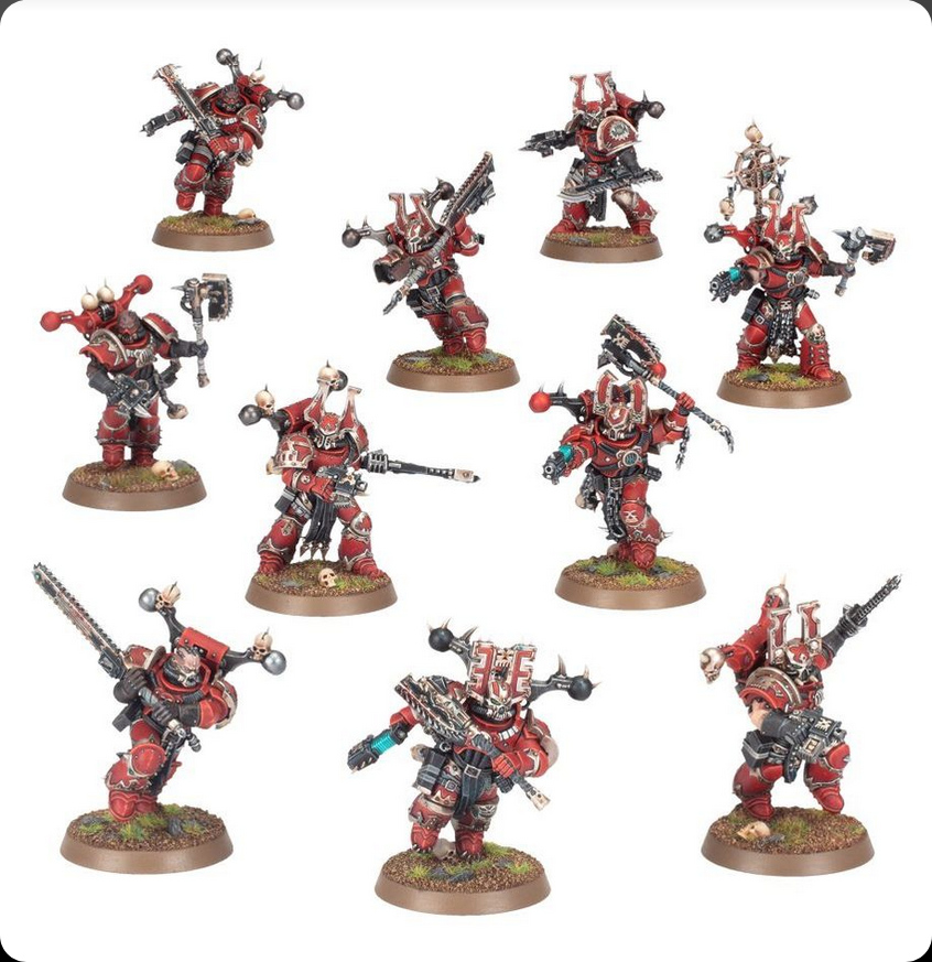 Warhammer 40k World Eaters: Khorne Berserkers