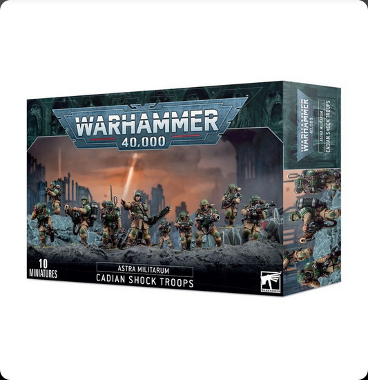 Warhammer 40k Astra Militarum: Cadian Shock Troops