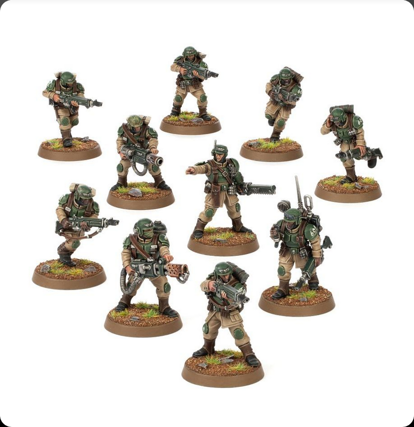 Warhammer 40k Astra Militarum: Cadian Shock Troops
