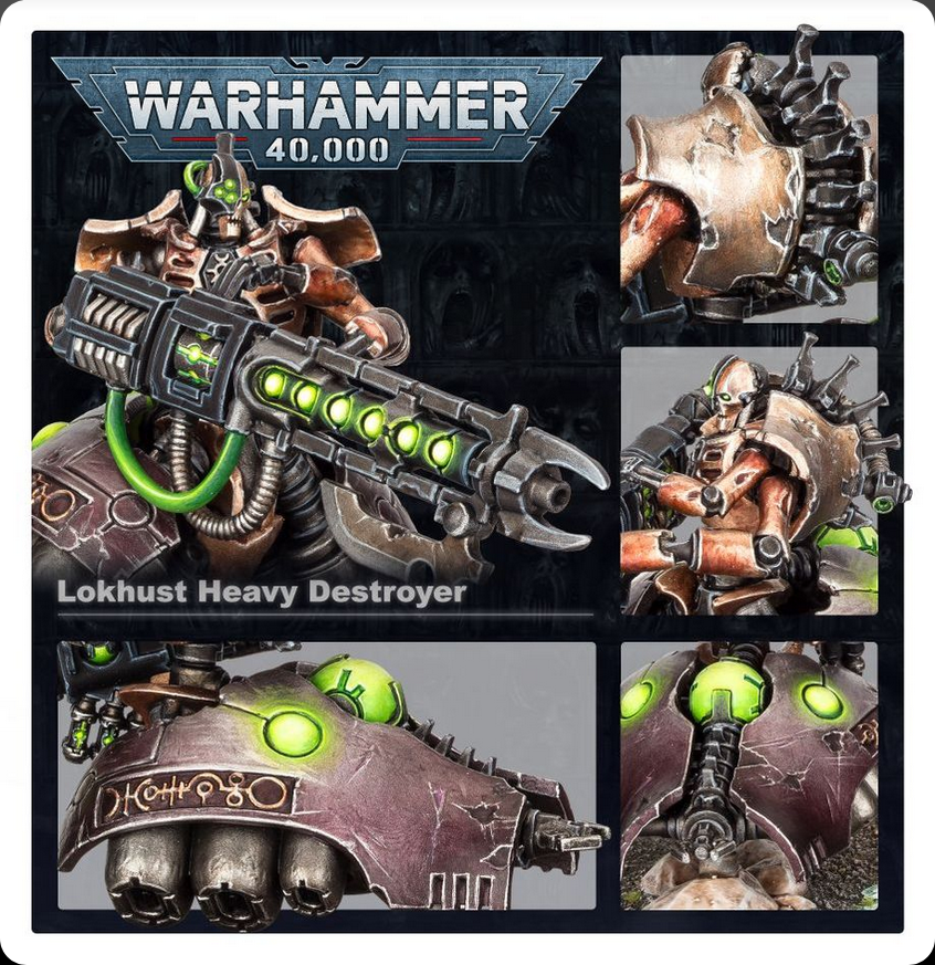 Warhammer 40k Necrons: Lokhusts Heavy Destroyer