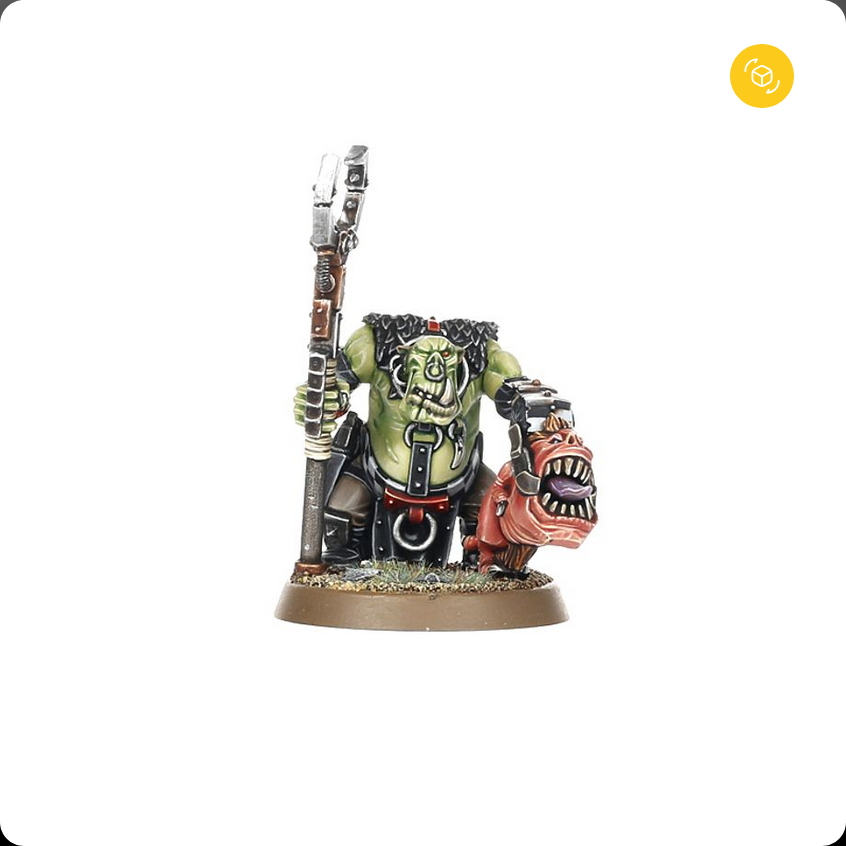 Warhammer 40k Orks: Runtherd and Gretchin
