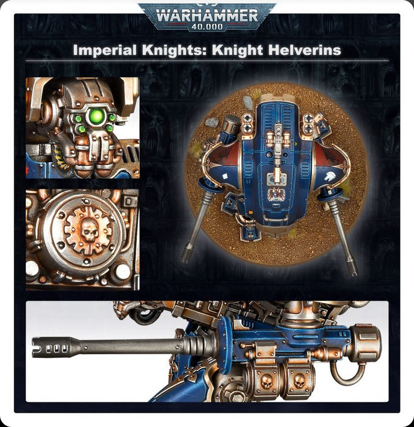 Warhammer 40k Imperial Knights: Knight Armigers