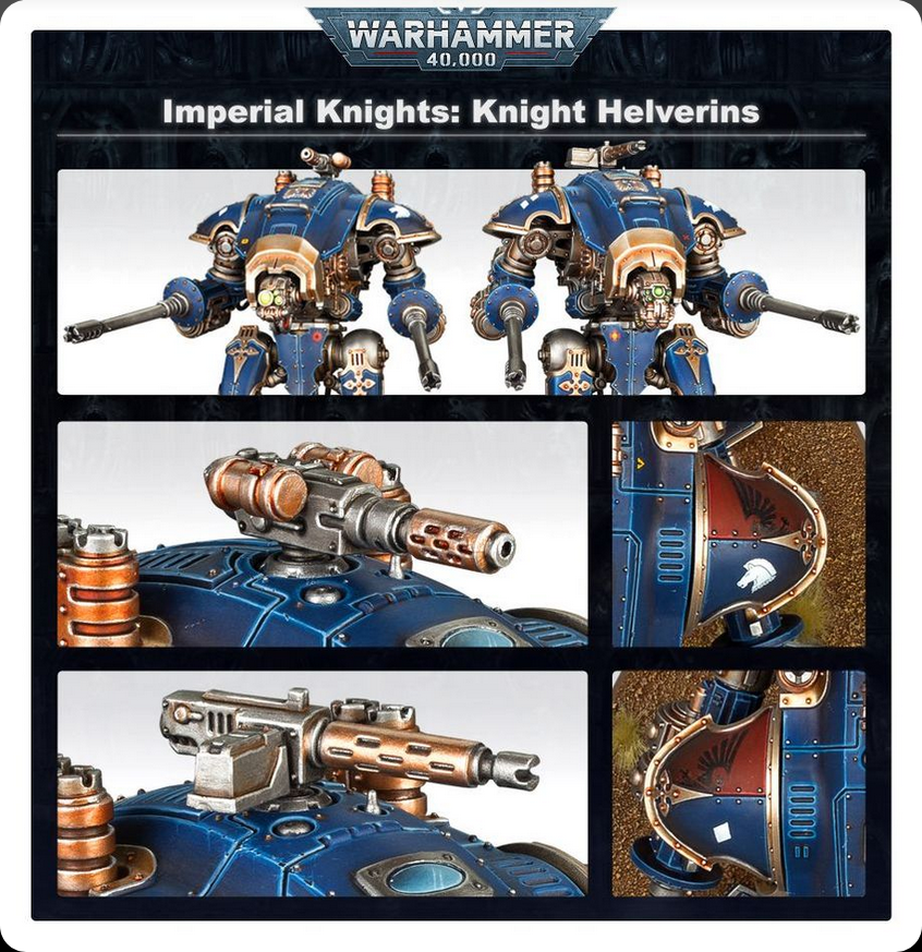 Warhammer 40k Imperial Knights: Knight Armigers