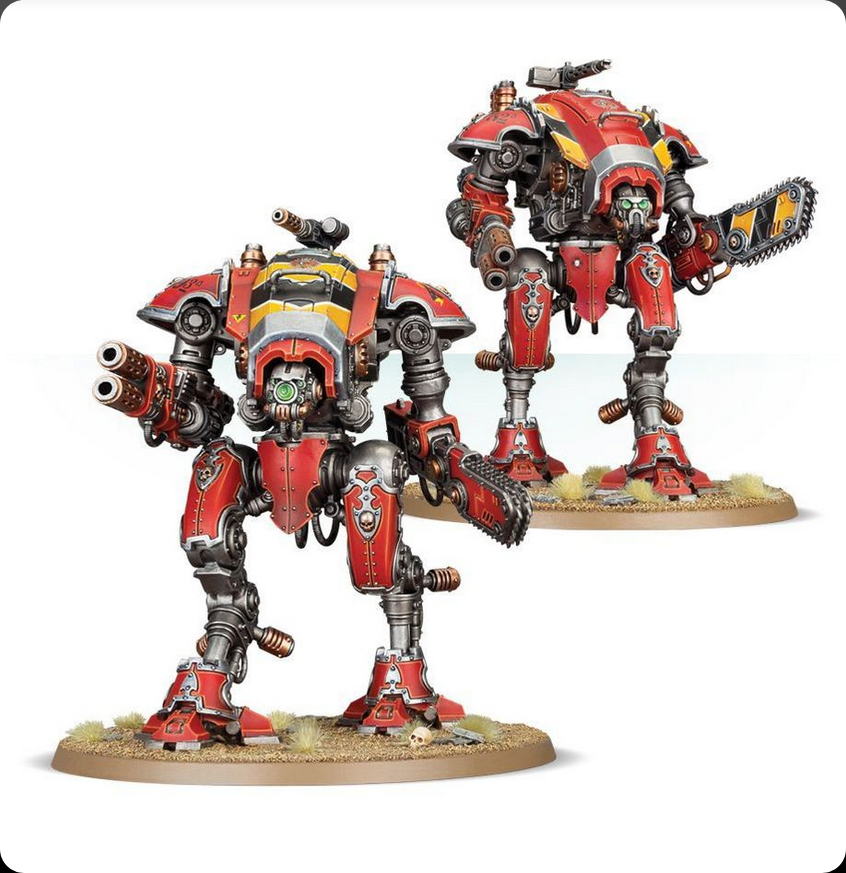 Warhammer 40k Imperial Knights: Knight Armigers