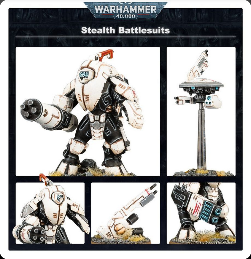 Warhammer 40k T'au Empire: Stealth Battlesuits
