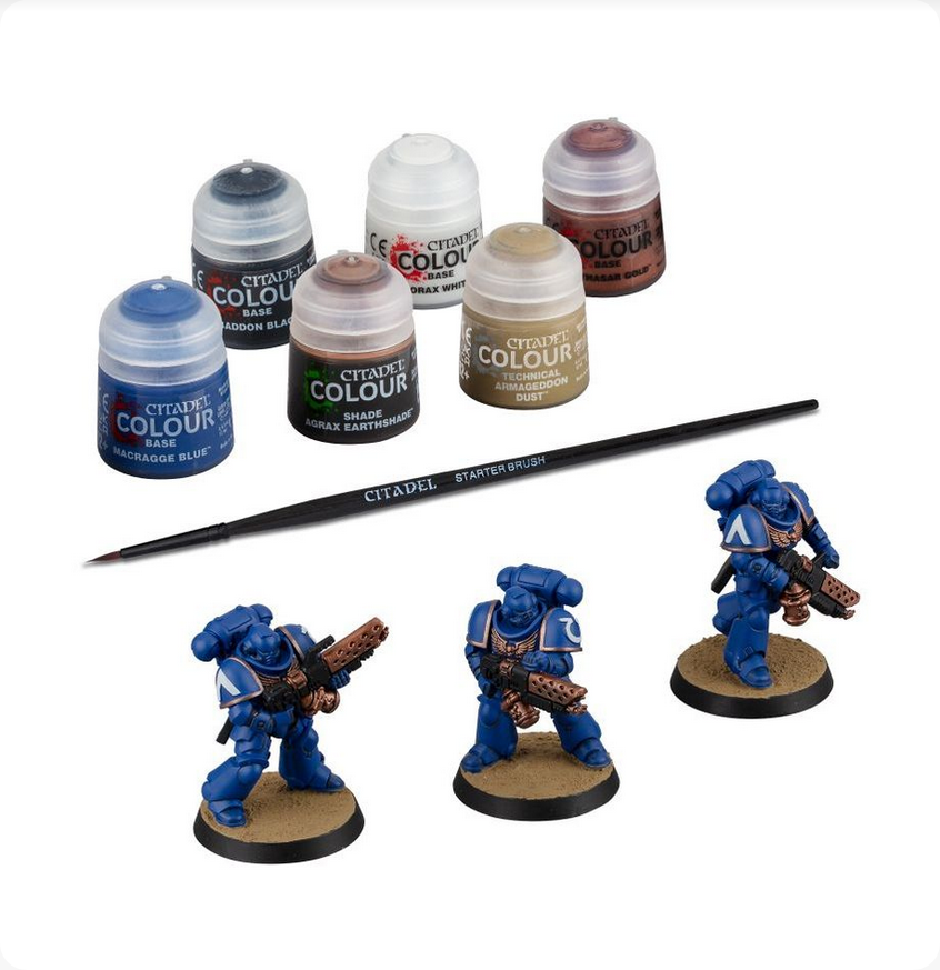 Warhammer 40k Space Marines Infernus Marines + Paint Set