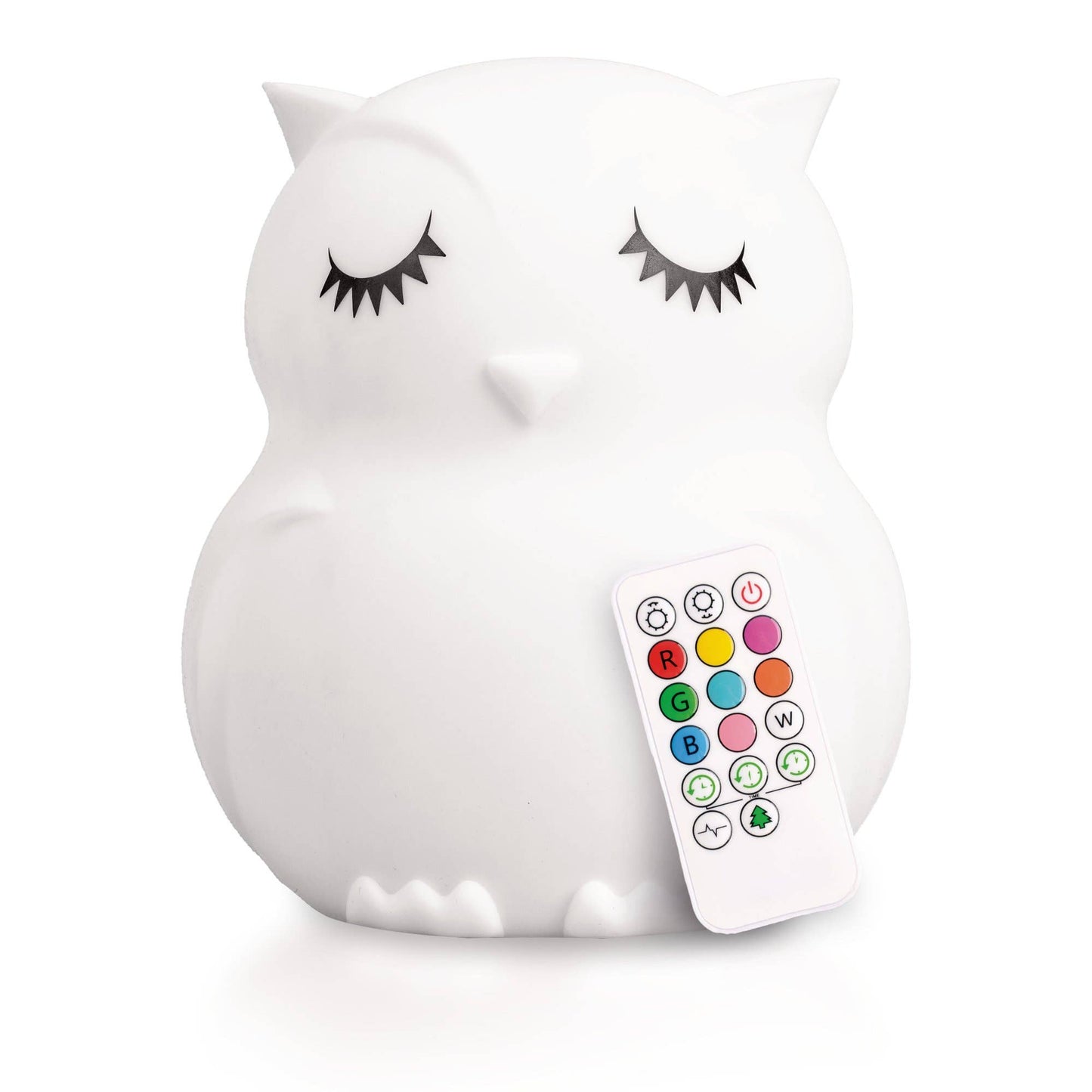 Lumipets® LED Owl Night Light w/ Remote in cardboard box