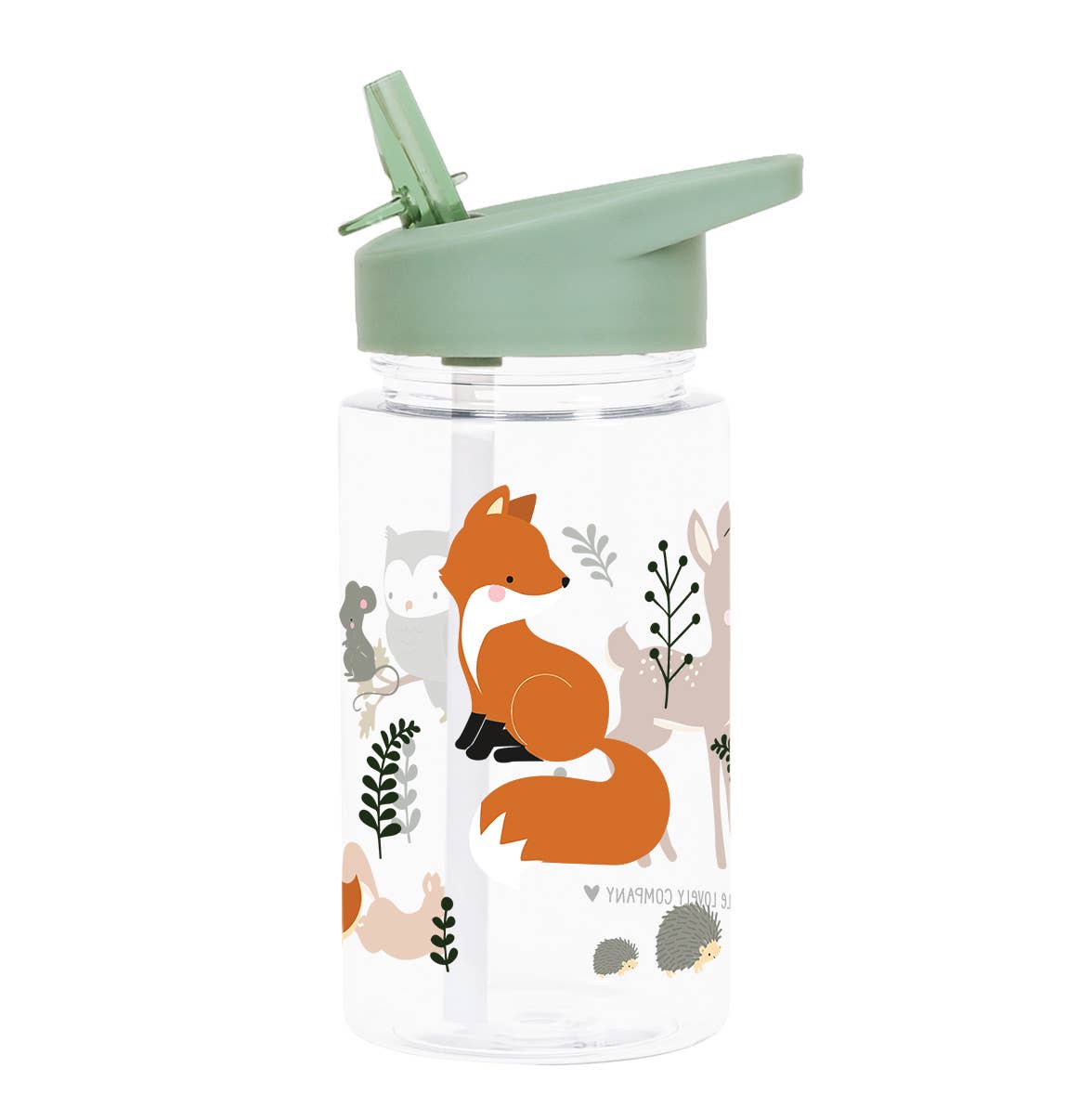 Kids drink bottle / water bottle: Forest friends