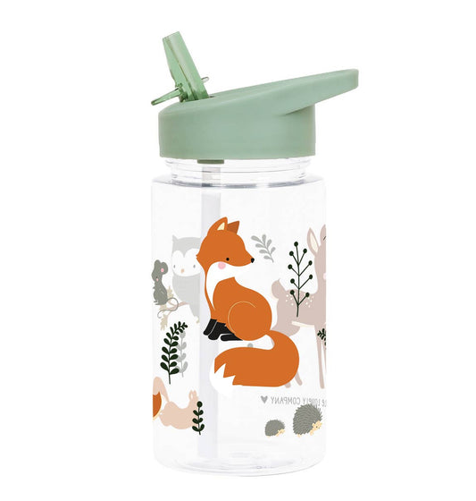 Kids drink bottle / water bottle: Forest friends