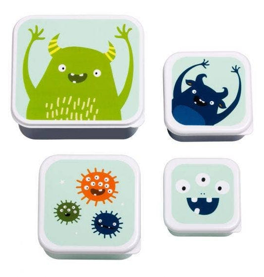 Lunch & snack box set: Monsters