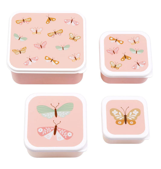 Lunch & snack box set: Butterflies