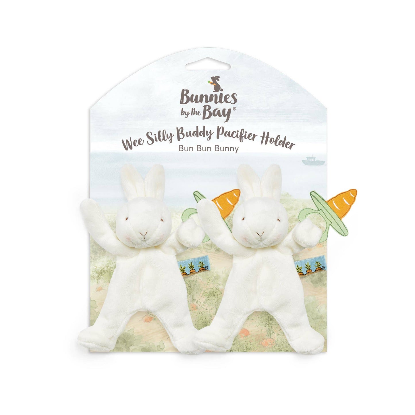 FINAL SALE Wee Silly Buddy (2 pack White)