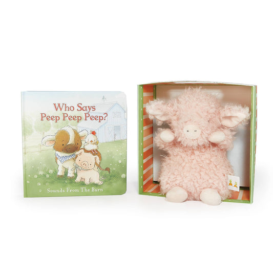 Who Says Peep Peep Peep Book and Plush Boxed Set
